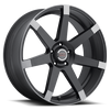 Vision Wheel 5-120 MB Matte Black Automotive Wheel – 5x120mm Bolt Pattern