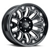 Vision Wheel 5-139.7 GBMS VIS ARMOR Gloss Black Machined Wheel