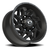 Vision Wheel 8-165.1 Satin Black Spyder Wheel – 8x165.1mm Bolt Pattern
