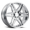 Vision Wheel 6-Lug 5.5-Inch Chrome Wedge Wheel