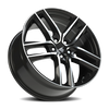 Vision Wheel 5x4.25 Gloss Black Machined Clutch Wheel