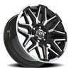 Vision Wheel 6-139.7 GBMFL Satin Black Machined Wheel