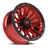 Vision Korupt 8x6.5 Wheel – Gloss Red/Gloss Black Lip Design