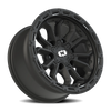 Vision Wheel 6x5.5 Satin Black Korupt Wheel