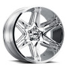 Vision Wheel 5-127 Chrome Razor Automotive Wheel