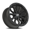 6x5.5 Satin Black Vision Korupt Wheel