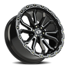 Vision Wheel 6x5.5 Gloss Black KORUPT Wheel Rim