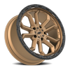 Vision Wheel 5-5 KORUPT Satin Black 5x5" Bolt Pattern Wheel Rim