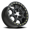 Vision Flow 5x4.5 Satin Black Wheel with Bearing