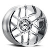 Vision Wheel 8-165.1 Chrome Sliver Wheel