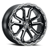 Vision Wheel 5x110mm Gloss Black Machined KORUPT Automotive Wheel