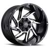 Vision Wheel 6-135 GBMF VOR Prowler Gloss Black Machined Wheel