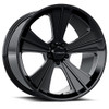 Vision Wheel 5x115mm Gloss Black Machined Missile Rim