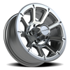Vision Wheel 5x5.0 Satin Black Turbine Aluminum Wheel