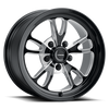 Vision Wheel PATRIOT 5x4.75 Gloss Black Machined Wheel