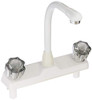 LASALLE BRIS 20380R147W WHITE KITCHEN HR FAUCET