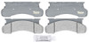 R/M BRAKES SP120TRH BRAKE PAD SET
