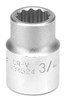 PERFORM TOOL W34524 SOCKET 12PT 3/4