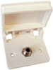 PRIME PRODCT 086201 TV RECEP.  EXTERIOR WHT.