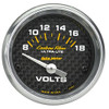 AUTO METER 4791 CARB.FIB.VOLTMETER 2-1/16