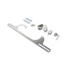 Speedmaster PCE124.1014.03 Carburetor Throttle Cable Bracket Kit w/ Return Springs - Billet Chrome