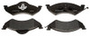 R/M BRAKES MGD746MH BRAKE PAD SET