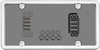 CRUISER 62320 NOVELTY PLATE LOCK  CHROM