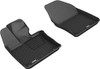 3D MATS/U-AC X06611509 3D KAGU FLOOR MAT 1ST ROW BLACK