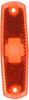 GROTE PERLUX 90072 RED PLASTIC RECT LENS