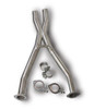 CORSA EXHST 14131 C5 SS X PIPE KIT 97-04
