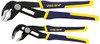 IRWIN INDUSTRIAL TOOL CO VG2078709 2 Piece Groovelock Pliers Set