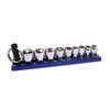 VIM TOOLS VMDDM400 Dual Drive Metric ShallowChrome Sockets Set