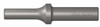 Ajax Tool Works AJXA1611 Pneumatic Bit, Rivet Setter, 1/4" Moderate Brazier Head, .401 Shank Turn Type, Length 3-1/2"