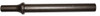 Ajax Tool Works AJXA963 Pneumatic Bit, Straight Punch, .498 Shank Turn Type, Length 7"