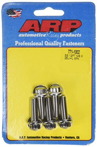 ARP 7711002 Stainless 12Point Metric Bolt 5 Pack