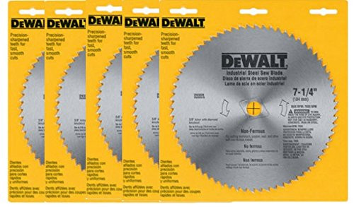 DeWalt DW3329 Sägeblatt Für Metall - 68 Zähne, 5/8 Zoll Aufnahme - Aus Stahl, Korrosionsgeschützt - Für Präzise Und Glatte Schnitte