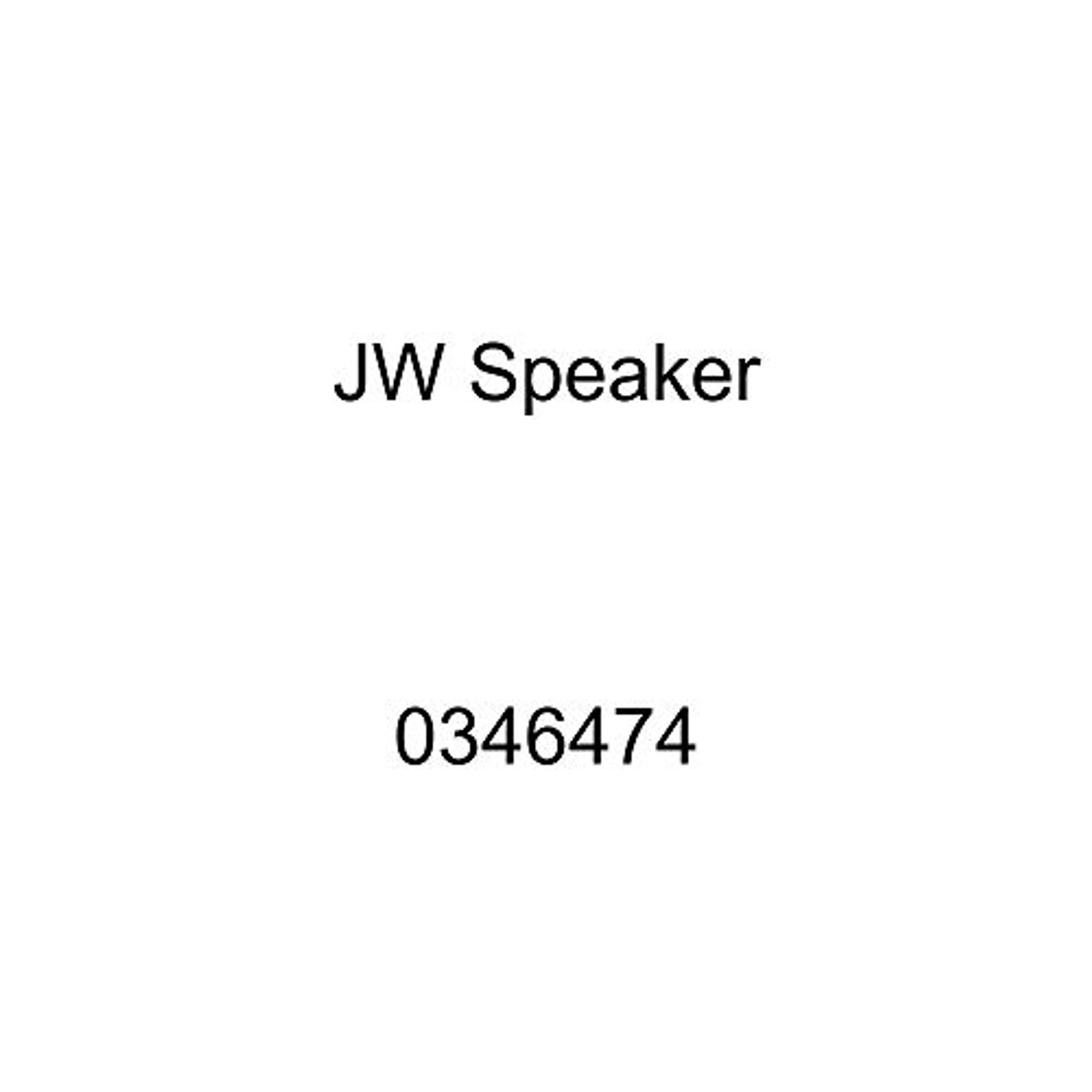 JW SPEAKER 0346474 234 REVERSE HTD 12/24V 4RND HARN