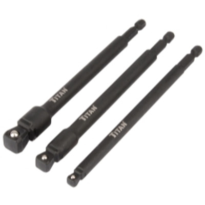 Titan TIT49006 3 Piece Impact Wobble Socket Adapter Set Titan TIT49006 3 Piece Impact Wobble Socket Adapter Set