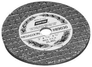 Norton NOR89030 Refinishing Products Medallion Cut-Off Wheels- 3"x1/16"- 5 Pk.