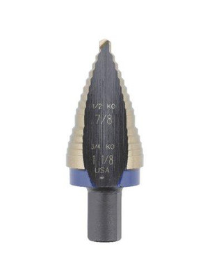 Vise Grip VGP10239CB Vise Grip Tools 10239CB Unibit 2-Steps Cobalt Step Drill Bit for 1/2-Inch and 3/4-Inch KO