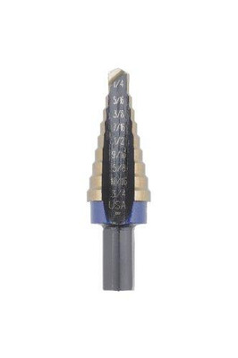 Vise Grip VGP10233CB Vise Grip Tools 10233CB Unibit 1/16-Inch 9-Steps Cobalt Step Drill Bit