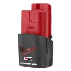 MILWAUKEE MLW48-11-2401 & #174 12V Li-Ion M12 & #8482 Battery 1.5Ah Compact