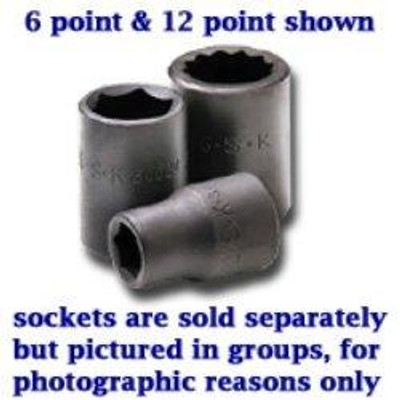 SK Hand Tool SKT34048 SKT-34048 1/2" Drive 6 Point Standard Fractional Impact Socket 1-1/2" SK Hand Tool SKT34048 SKT-34048 1/2" Drive 6 Point Standard Fractional Impact Socket 1-1/2"