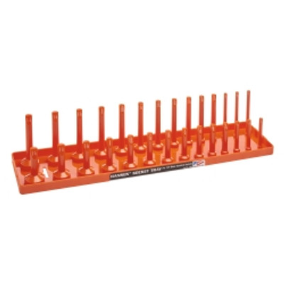 Hansen Global HNE1205 Hansen 1/2" Drive Standard Regular & Deep Socket Holder - Orange Hansen Global HNE1205 Hansen 1/2" Drive Standard Regular & Deep Socket Holder - Orange