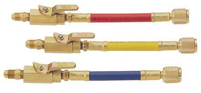 Mastercool MSC90262 90262 3 Piece Manual Shut-off Valve Adapter Set