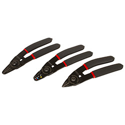 Lisle LIS68700 Mini Strip/Cut/Crimp Set, 3pc.