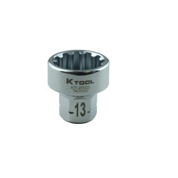 K Tool International KTI20613 1/4" Drive Spline Socket 13mm
