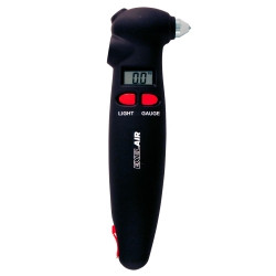 Milton Industries MILEX999004 EXELAIR by Milton () 4-in-1 Digital Tire Gauge Auto Emergency Tool