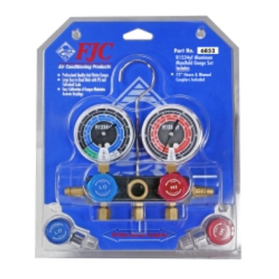 FJC FJC6852 Manifold Gauge Set R-1234yf FJC FJC6852 Manifold Gauge Set R-1234yf