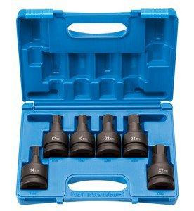 Grey Pneumatic GRE9196MH 1 DR 6 PC HEX DRV MET Set (GRY-9196MH)